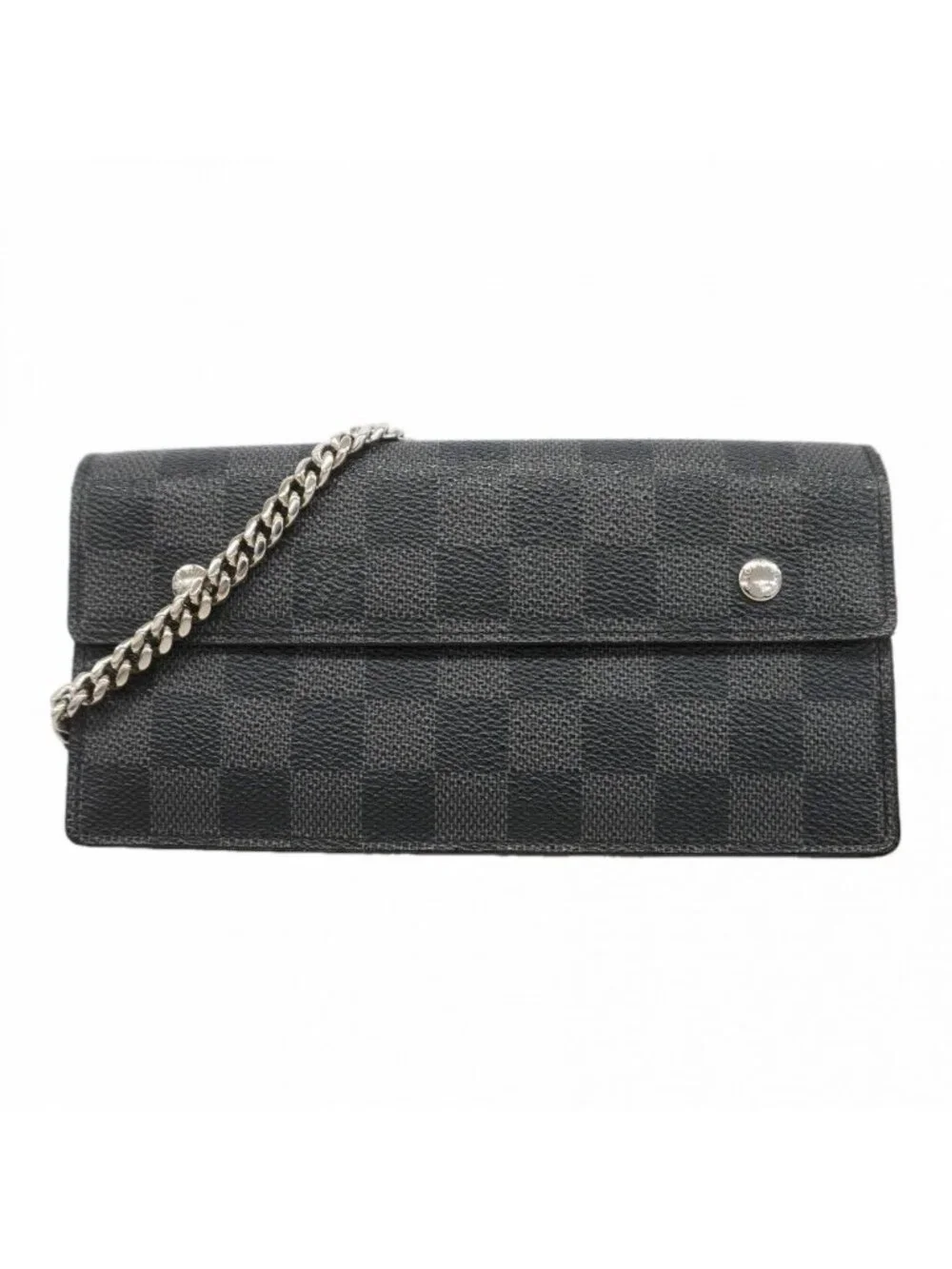 Louis Vuitton Wallet Damier Graphite Portefeuille Accordeon Black Gray